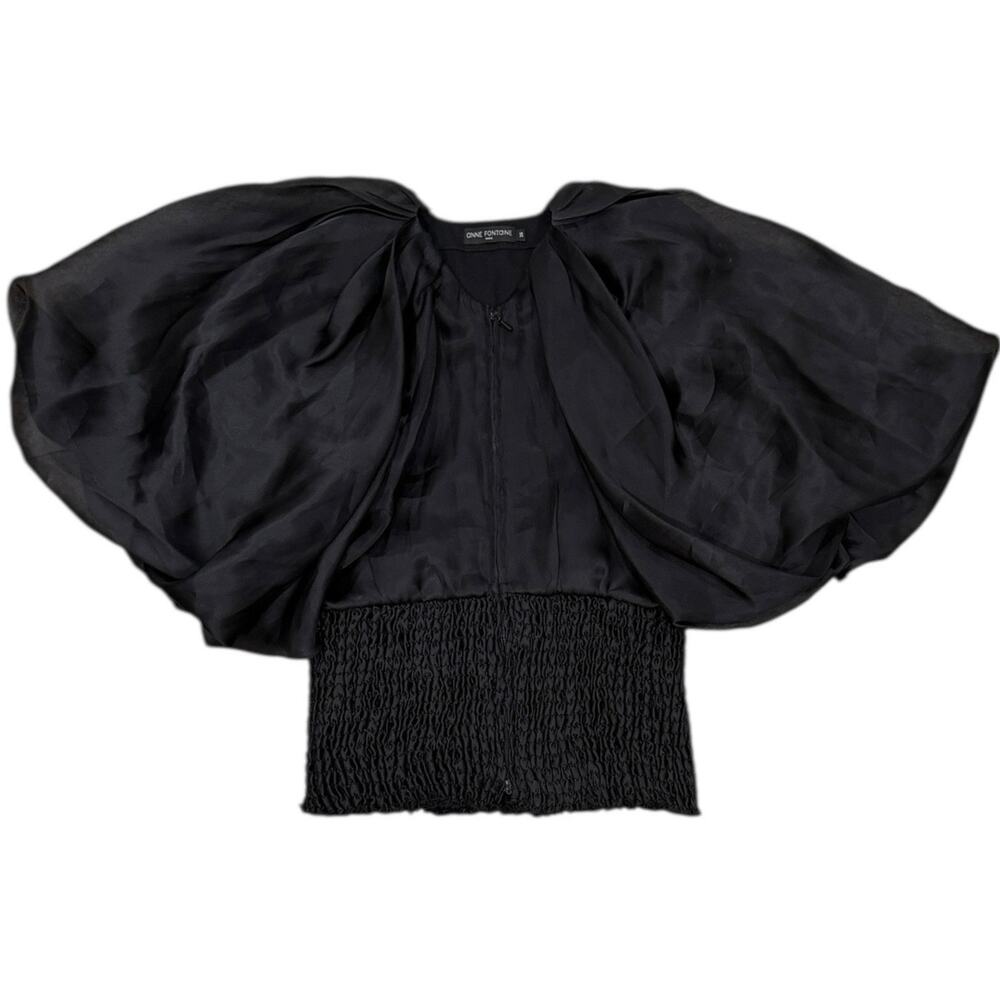 Anne Fontaine Milene 3/4 Silk Blouse